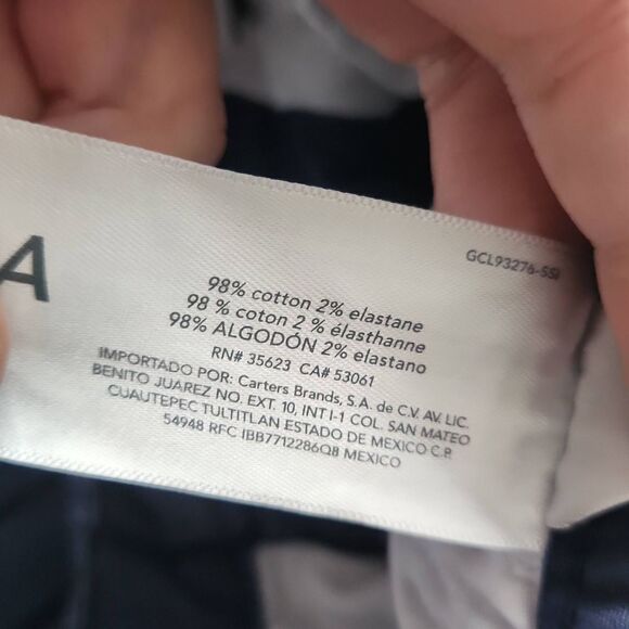 Carters Toddlers Navy Chino Pants- Size 2T - Picture 3 of 4